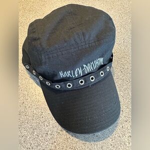 Harley-Davidson Black Cap with Metal Eyelets